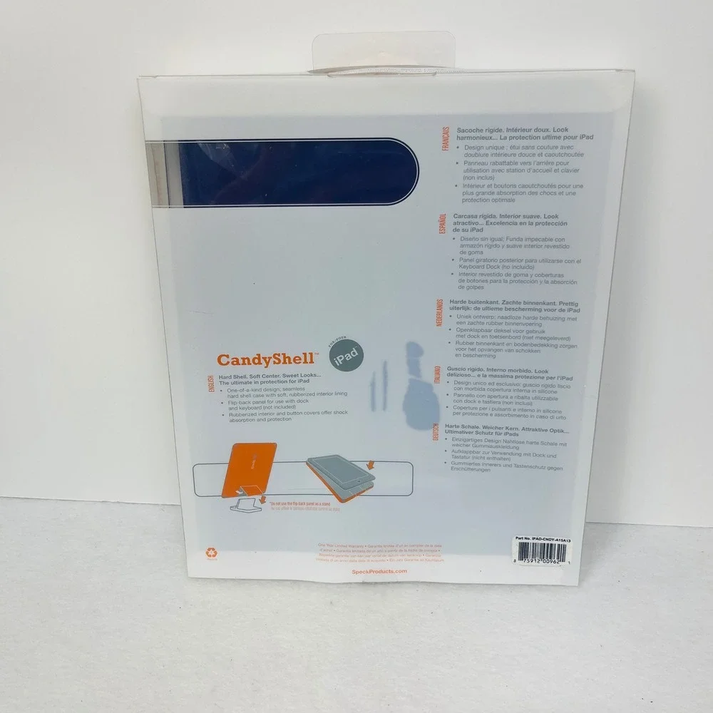 Speck CandyShell iPad Case Purple Hard Shell Soft Center IPAD-CNDY-A15A13